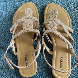 Brand new Just Fab Sandals Never Worn
